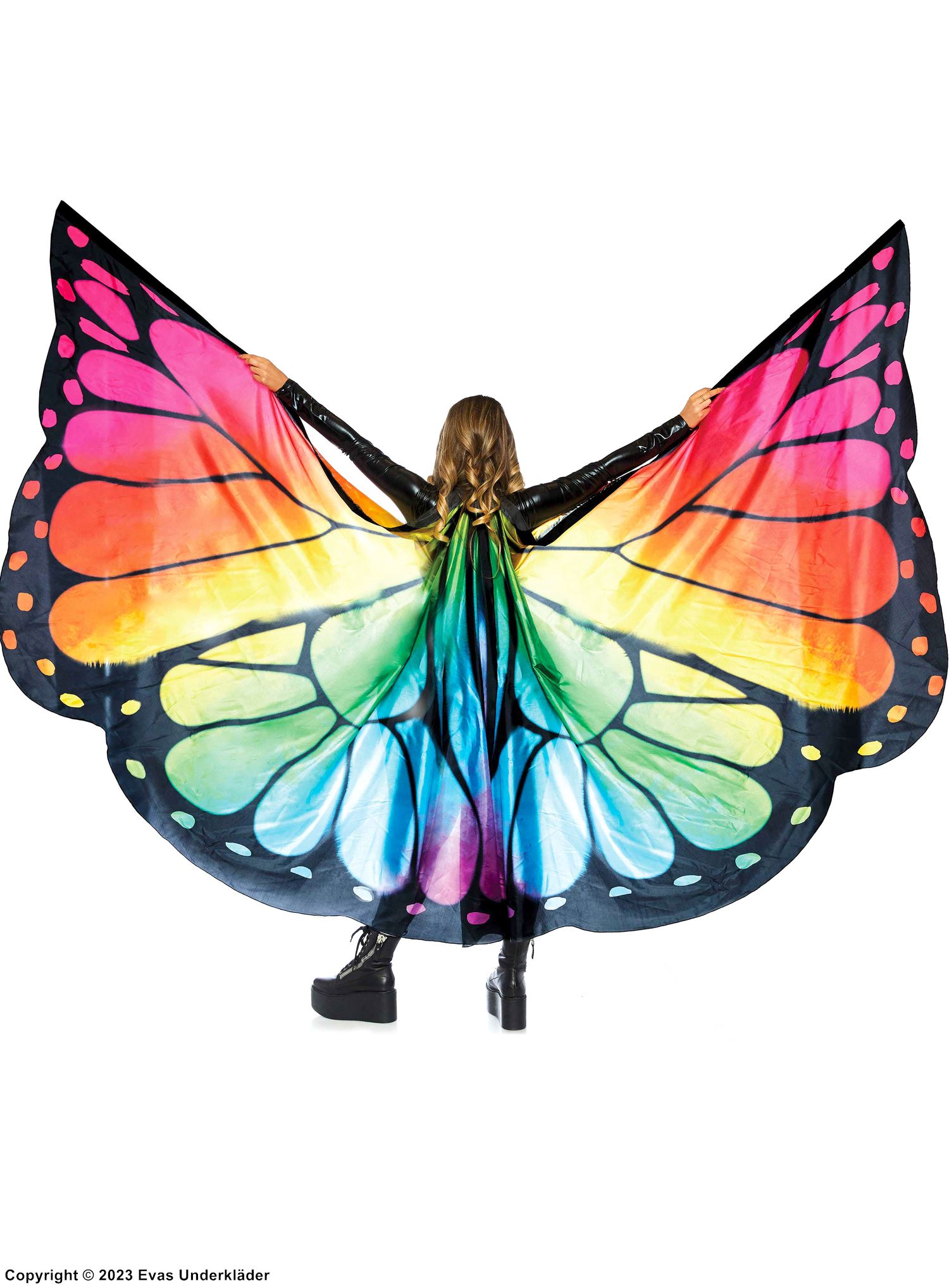 Butterfly (woman), costume wings